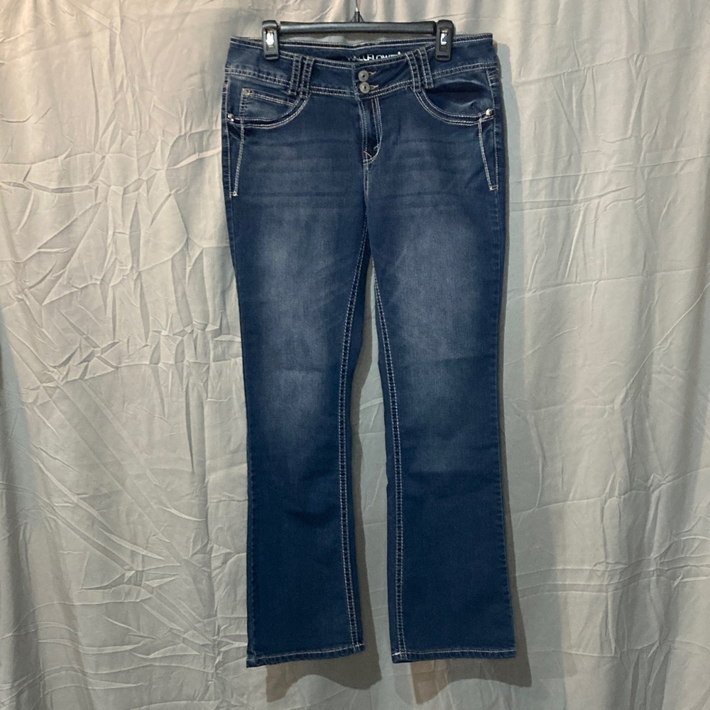 Wallflower Junior’s Dark Blue Boot Cut Jeans